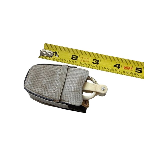 Antique Edwardian Rhinestone Lorgnette Opera Glasses Folding Handle with Case - Picture 10 of 10